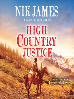 cover image of High Country Justice